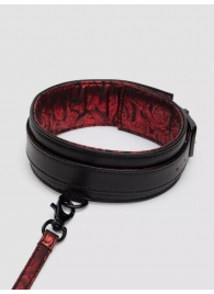 Стильный ошейник с поводком Reversible Faux Leather Collar and Lead - Fifty Shades of Grey - купить с доставкой в Серпухове