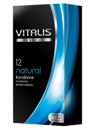 Классические презервативы VITALIS PREMIUM natural - 12 шт. - Vitalis - купить с доставкой в Серпухове