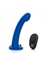 Синяя насадка Remote Control P-Spot G-Spot с черными трусиками - 20 см. - Pegasus - купить с доставкой в Серпухове