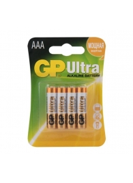 Батарейки алкалиновые GP Ultra Alkaline 24А AАA/LR03 - 4 шт. - Элементы питания - купить с доставкой в Серпухове