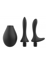 Черный анальный душ Nexus Anal Douche Set с 2 сменными насадками - Nexus Range - купить с доставкой в Серпухове