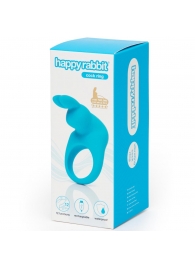 Голубое эрекционное виброкольцо Happy Rabbit Rechargeable Rabbit Cock Ring - Happy Rabbit - в Серпухове купить с доставкой