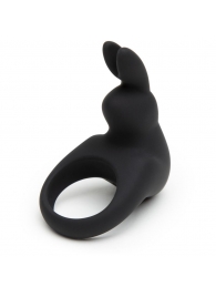 Черное эрекционное виброкольцо Happy Rabbit Rechargeable Rabbit Cock Ring - Happy Rabbit - в Серпухове купить с доставкой