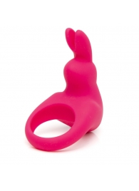 Розовое эрекционное виброкольцо Happy Rabbit Rechargeable Rabbit Cock Ring - Happy Rabbit - в Серпухове купить с доставкой