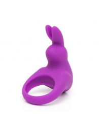 Фиолетовое эрекционное виброкольцо Happy Rabbit Rechargeable Rabbit Cock Ring - Happy Rabbit - в Серпухове купить с доставкой