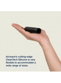 Черный двусторонний мастурбатор Arcwave Ghost Pocket Stroker - Arcwave - в Серпухове купить с доставкой