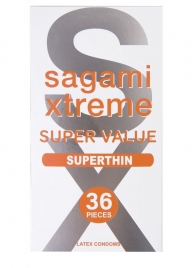 Ультратонкие презервативы Sagami Xtreme Superthin - 36 шт. - Sagami - купить с доставкой в Серпухове