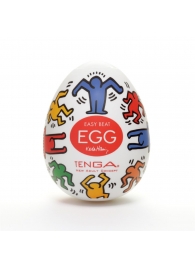 Мастурбатор-яйцо Keith Haring EGG DANCE - Tenga - в Серпухове купить с доставкой