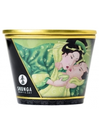 Массажная свеча Exotic Green Tea с ароматом зелёного чая - 170 мл. - Shunga - купить с доставкой в Серпухове