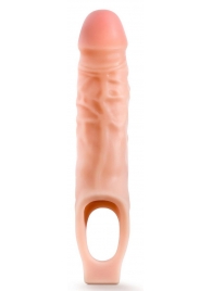 Телесная насадка на пенис 9 Inch Cock Sheath Extender - 22,2 см. - Blush Novelties - в Серпухове купить с доставкой