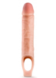 Телесная насадка на пенис 10 Inch Cock Sheath Extender - 25 см. - Blush Novelties - в Серпухове купить с доставкой