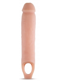 Телесная насадка на пенис 11.5 Inch Cock Sheath Penis Extender - 29,2 см. - Blush Novelties - в Серпухове купить с доставкой