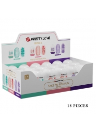 Набор из 18 мастурбаторов Take me for Fun - Baile - в Серпухове купить с доставкой