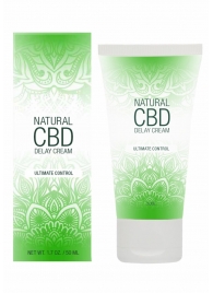 Крем-пролонгатор Natural CBD Delay Cream - 50 мл. - Shots Media BV - купить с доставкой в Серпухове