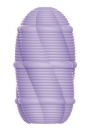 Сиреневый мастурбатор-яйцо Smooth Stripes - Baile - в Серпухове купить с доставкой