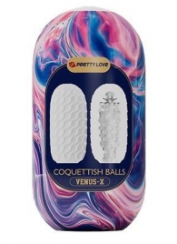 Мастурбатор в форме яйца Coquettish Balls - Baile - в Серпухове купить с доставкой