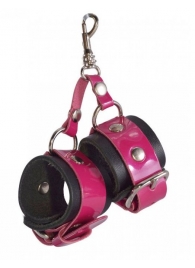 Розово-черный брелок  Наручники - Sitabella - купить с доставкой в Серпухове