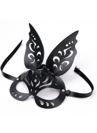 Черная ажурная маска  Зайка  с ушками - Crazy Handmade - купить с доставкой в Серпухове