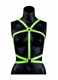 Портупея Body Harness с неоновым эффектом - размер L-XL - Shots Media BV - купить с доставкой в Серпухове