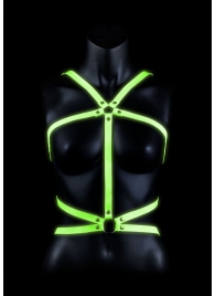 Портупея Body Harness с неоновым эффектом - размер L-XL - Shots Media BV - купить с доставкой в Серпухове