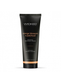 Массажный легкий крем WICKED Orange Blossom plus Patchouli - 120 мл. - Wicked - купить с доставкой в Серпухове