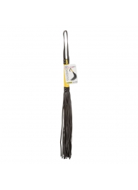 Черная плеть с желтой рукоятью Boundless Flogger - 69,25 см. - California Exotic Novelties - купить с доставкой в Серпухове