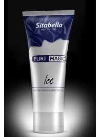 Силиконовая гель-смазка FLIRT MAGIC Ice с лёгким пролонгирующим эффектом - 75 мл. - Sitabella - купить с доставкой в Серпухове