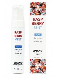 Возбуждающий гель Raspberry Mint с ароматом малины и мяты - 15 мл. - Exsens - купить с доставкой в Серпухове
