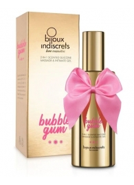 Гель с ароматом жвачки Bubblegum 2-in-1 Scented Silicone Massage And Intimate Gel - 100 мл. - Bijoux Indiscrets - купить с доставкой в Серпухове