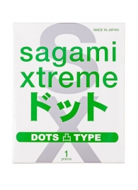 Презерватив Sagami Xtreme Type-E с точками - 1 шт. - Sagami - купить с доставкой в Серпухове