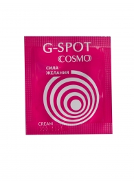 Стимулирующий интимный крем для женщин Cosmo G-spot - 2 гр. - Биоритм - купить с доставкой в Серпухове