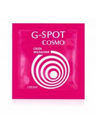 Стимулирующий интимный крем для женщин Cosmo G-spot - 2 гр. - Биоритм - купить с доставкой в Серпухове