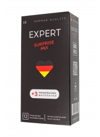 Презервативы EXPERT Surprise Mix - 12 шт.(+3 в подарок) - Expert - купить с доставкой в Серпухове