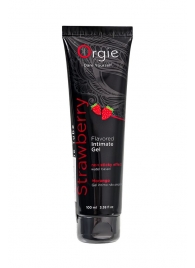 Интимный гель на водной основе Lube Tube Strawberry с клубничным вкусом - 100 мл. - ORGIE - купить с доставкой в Серпухове