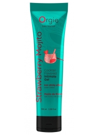 Съедобный интимный гель Orgie Lube Tube Cocktail Strawberry Mojito - 100 мл. - ORGIE - купить с доставкой в Серпухове