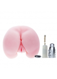 Вибрирующий мастурбатор-попка с ротацией и пультом управления - Baile - в Серпухове купить с доставкой