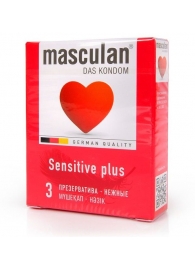 Презервативы Masculan Sensitive plus - 3 шт. - Masculan - купить с доставкой в Серпухове