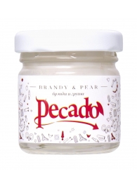 Массажная свеча Brandy   Pear - 35 мл. - Pecado - купить с доставкой в Серпухове