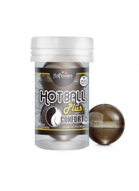 Анальный лубрикант на масляной основе Hot Ball Plus Conforto (2 шарика по 3 гр.) - HotFlowers - купить с доставкой в Серпухове