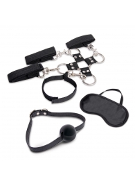 Набор для фиксации из 7 предметов Hogtie   Ball Gag Kit - Lux Fetish - купить с доставкой в Серпухове