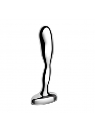 Стальной стимулятор простаты Stainless Steel Prostate Plug - 11,5 см. - b-Vibe - в Серпухове купить с доставкой