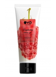 Лубрикант на водной основе OYO Aroma Gel Raspberry с ароматом малины - 75 мл. - OYO - купить с доставкой в Серпухове