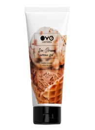 Лубрикант на водной основе OYO Aroma Gel Ice Cream с ароматом пломбира - 75 мл. - OYO - купить с доставкой в Серпухове