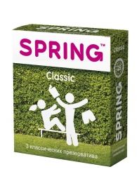 Классические презервативы SPRING CLASSIC - 3 шт. - SPRING - купить с доставкой в Серпухове