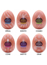 Набор из 6 мастурбаторов-яиц Tenga Egg Variety Pack V - Tenga - в Серпухове купить с доставкой