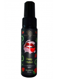 Спрей для горла Deep Throat с десенсибилизирующим эффектом и вкусом клубники - 50 мл. - БиоМед - купить с доставкой в Серпухове