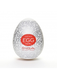 Мастурбатор-яйцо Keith Haring EGG PARTY - Tenga - в Серпухове купить с доставкой