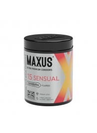 Анатомические презервативы MAXUS Sensual - 15 шт. - Maxus - купить с доставкой в Серпухове