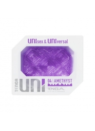 Фиолетовый мастурбатор-стимулятор Tenga Uni Amethyst - Tenga - в Серпухове купить с доставкой