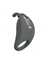 Серое эрекционное кольцо с вибрацией Master Ring - Baile - в Серпухове купить с доставкой